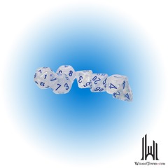 BOREALIS 7-DIE SET MEGA-HEDRAL ICICLE/LIGHT BLUE LUMINARY